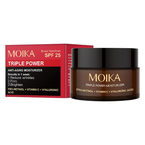 MOIKA Triple Power crème rétinol - produit et boîte